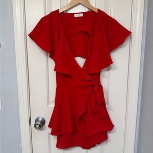 Vestique Red Romper